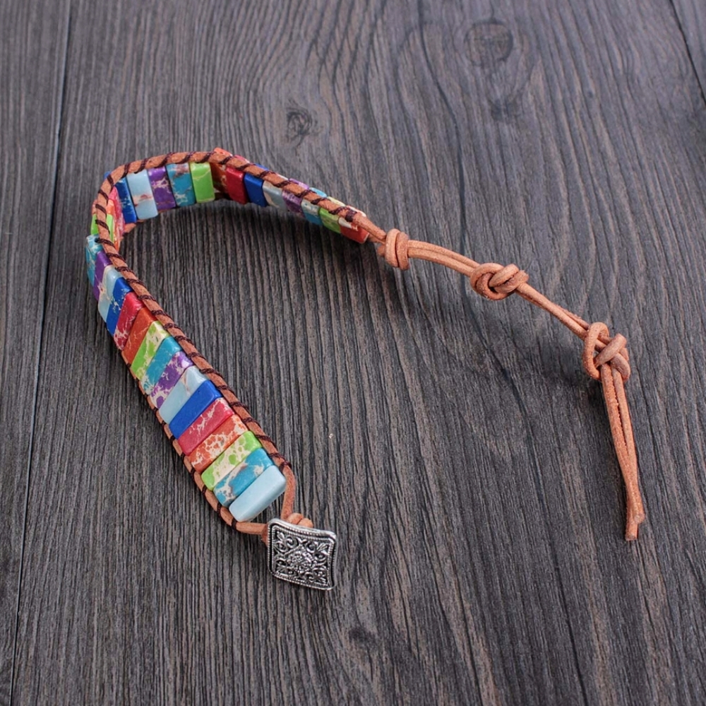 New Bohemian Vegan Chakra Healing Balance Bracelet - Picture 6 of 7